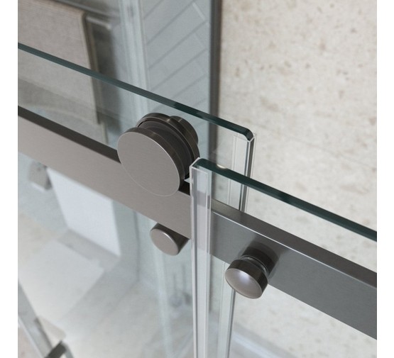 Душевой угол BelBagno Marino 2 AH 1 1100x900 оружейная сталь, прозр.стекло 