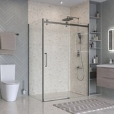 Душевой угол BelBagno Marino 2 AH 1 1200x800 оружейная сталь, прозр.стекло 