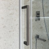 Душевой угол BelBagno Marino 2 AH 1 1200x900 оружейная сталь, прозр.стекло 