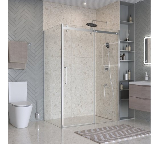 Душевой угол BelBagno Marino 2 AH 1 1300x900 хром, прозр.стекло 