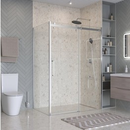 Душевой угол BelBagno Marino 2 AH 1 1300x1000 хром, прозр.стекло 