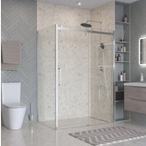 Душевой угол BelBagno Marino 2 AH 1 1400x800 оружейная сталь, прозр.стекло 