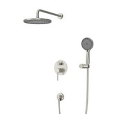Душевая система Cezares Relax встраиваемая со смесителем сатин