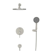 Душевая система Cezares Relax встраиваемая со смесителем сатин