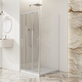 Душевой угол BelBagno Uno 195 AF 31 800x800 хром, прозр.стекло 