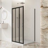 Душевой угол BelBagno Uno 195 AHF 31 1000x800 черный матовый, прозр.стекло 