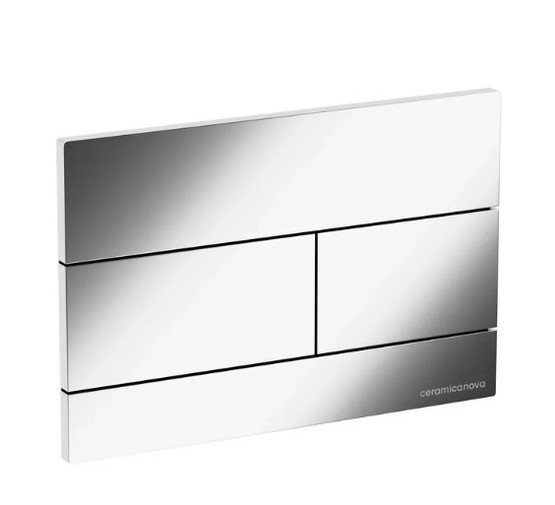 Клавиша смыва Ceramicanova Balance Rect хром матовый