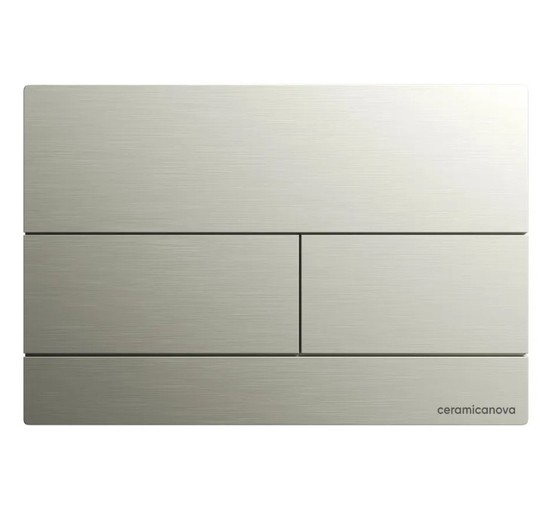 Клавиша смыва Ceramicanova Balance Rect никель брашированный