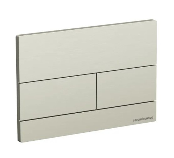 Клавиша смыва Ceramicanova Balance Rect никель брашированный