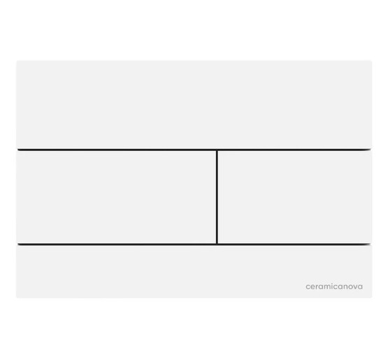 Клавиша смыва Ceramicanova Balance Rect белый