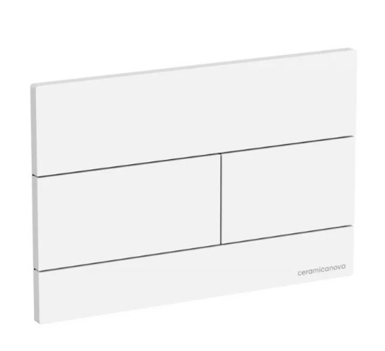 Клавиша смыва Ceramicanova Balance Rect белый