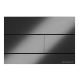 Клавиша смыва Ceramicanova Balance Rect оружейная сталь