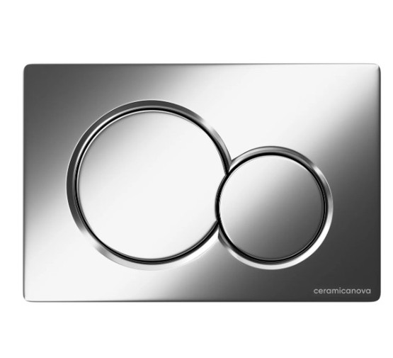 Клавиша смыва Ceramicanova Balance Sphere хром матовый