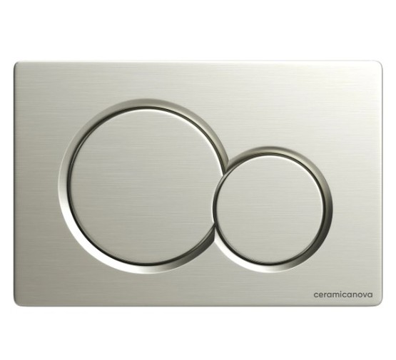 Клавиша смыва Ceramicanova Balance Sphere никель брашированный