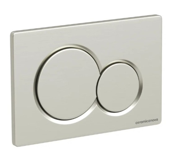 Клавиша смыва Ceramicanova Balance Sphere никель брашированный