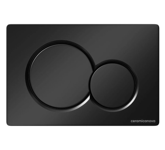 Клавиша смыва Ceramicanova Balance Sphere черный матовый
