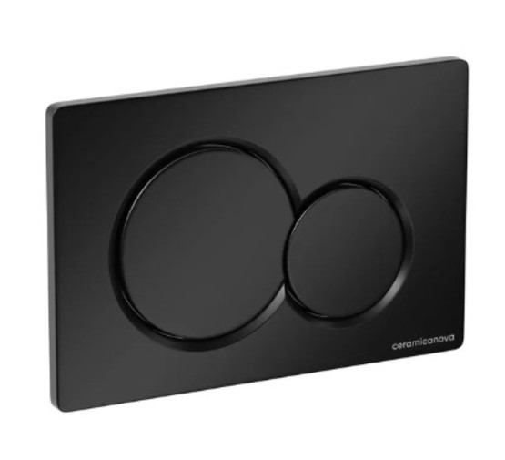 Клавиша смыва Ceramicanova Balance Sphere черный матовый