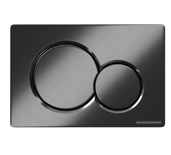 Клавиша смыва Ceramicanova Balance Sphere оружейная сталь