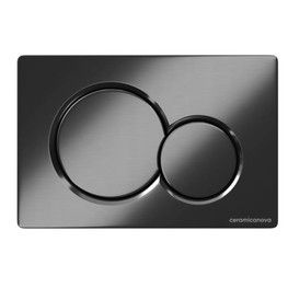Клавиша смыва Ceramicanova Balance Sphere оружейная сталь