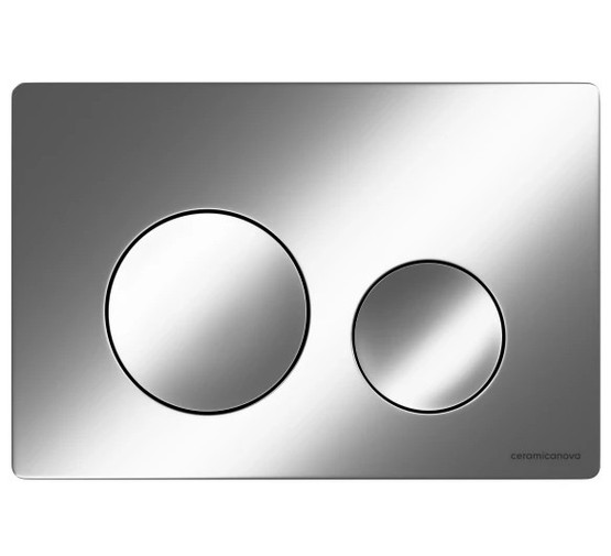 Клавиша смыва Ceramicanova Balance Circle хром матовый