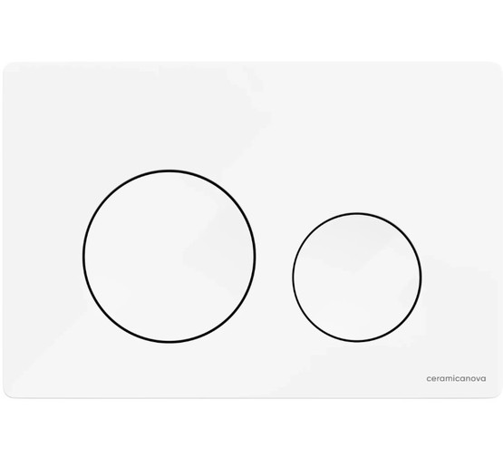 Клавиша смыва Ceramicanova Balance Circle белый