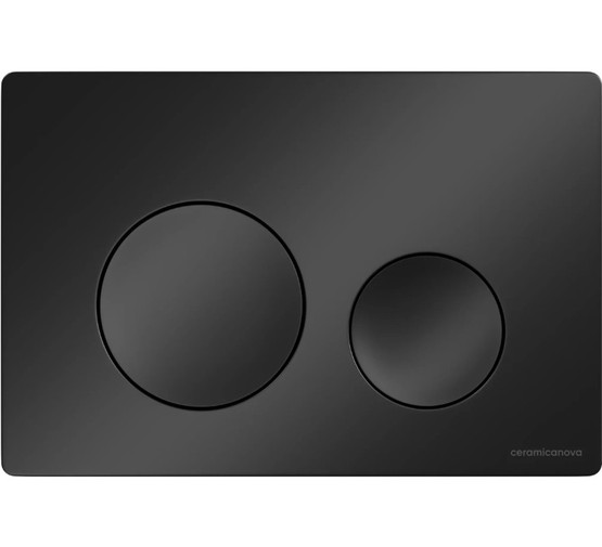 Клавиша смыва Ceramicanova Balance Circle черный матовый