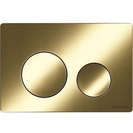 Клавиша смыва Ceramicanova Balance Circle золото брашированое