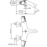 Смеситель для ванны Jacob Delafon Symbol E71684-CP термостат