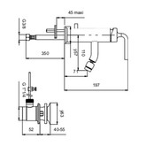 Смеситель для биде Jacob Delafon Purist E14434-4A-CP