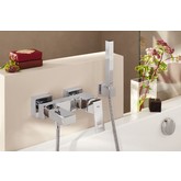 Смеситель для ванны GROHE Eurocube  23141000 с душевым гарнитуром