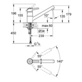 Смеситель для кухни Grohe Concetto 32659001