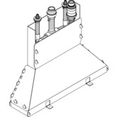 Скрытая часть смесителя Hansgrohe 4 отверстия) 13444180