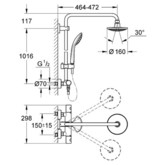 Душевая система Grohe Euphoria System 180 27296001 термостат хром 