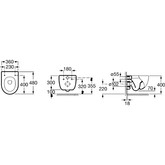 Унитаз подвесной Roca Meridian Compact 346248000 дюропласт микролифт