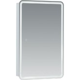 Зеркало-шкаф Aquanet Оптима 50 LED белый